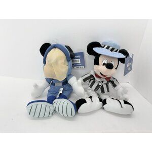 2 Vintage Discoveryland, Mainstreet Mickey Mouse Disneyland Paris Bean Bag Plush